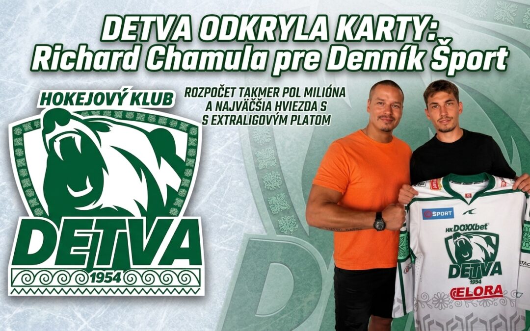Detva odkryla karty: Richard Chamula o rozpočte, posilách aj ambíciách v Denníku Šport